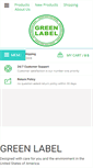 Mobile Screenshot of greenlabelinc.com